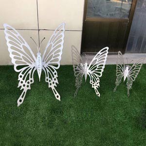 Modern butterfly sculpture